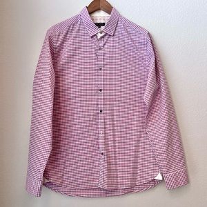 🆕 Ted Baker Red & Blue Gingham Button Down
